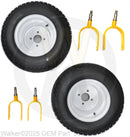 Walker Mowers 5076-10 (SU5076-12) MB 20" Tire Kit (8" Deck Tires)