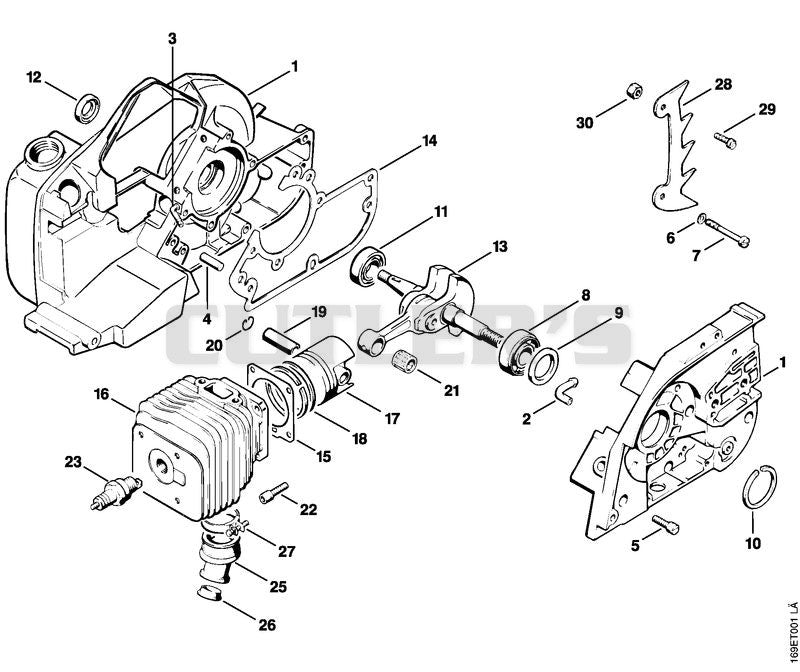 Crankcase, Cylinder
