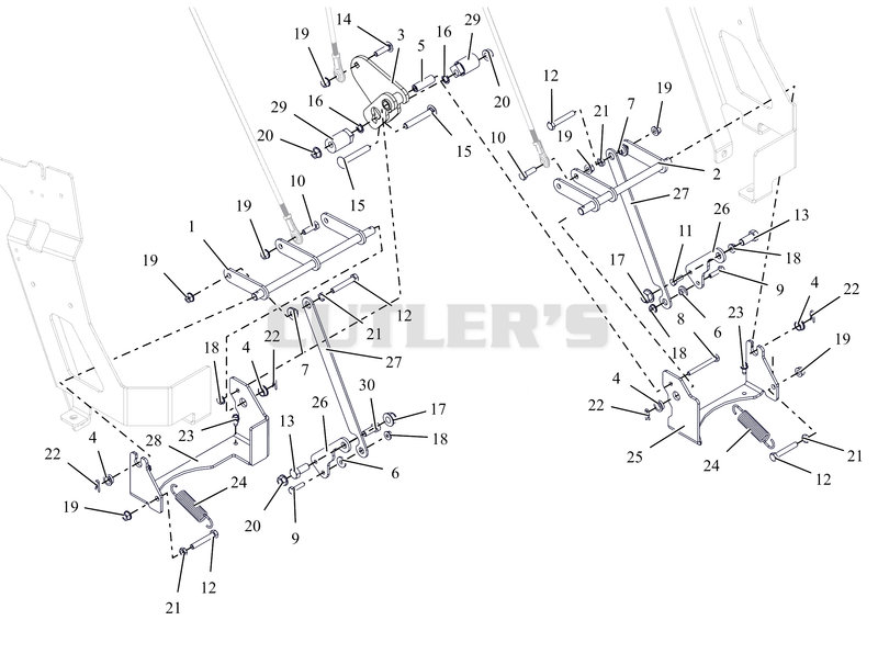 Lower Steering Controls - 36"