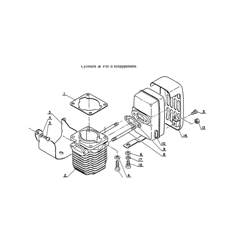 Cylinder and Muffler