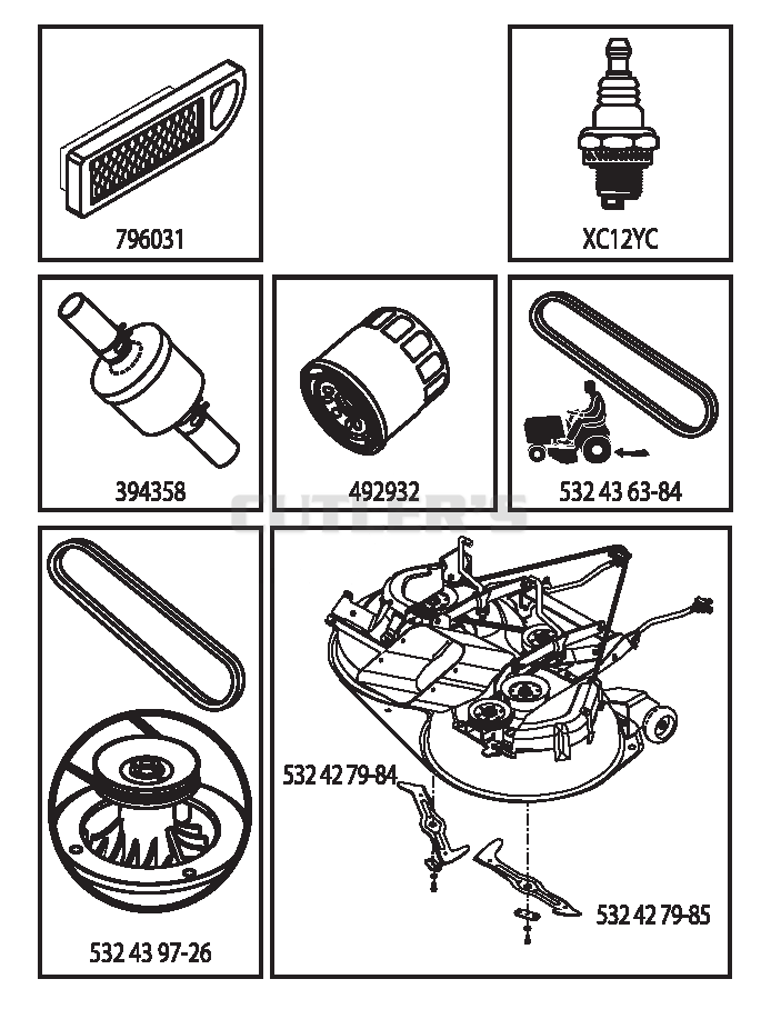 FREQUENTLY USED PARTS