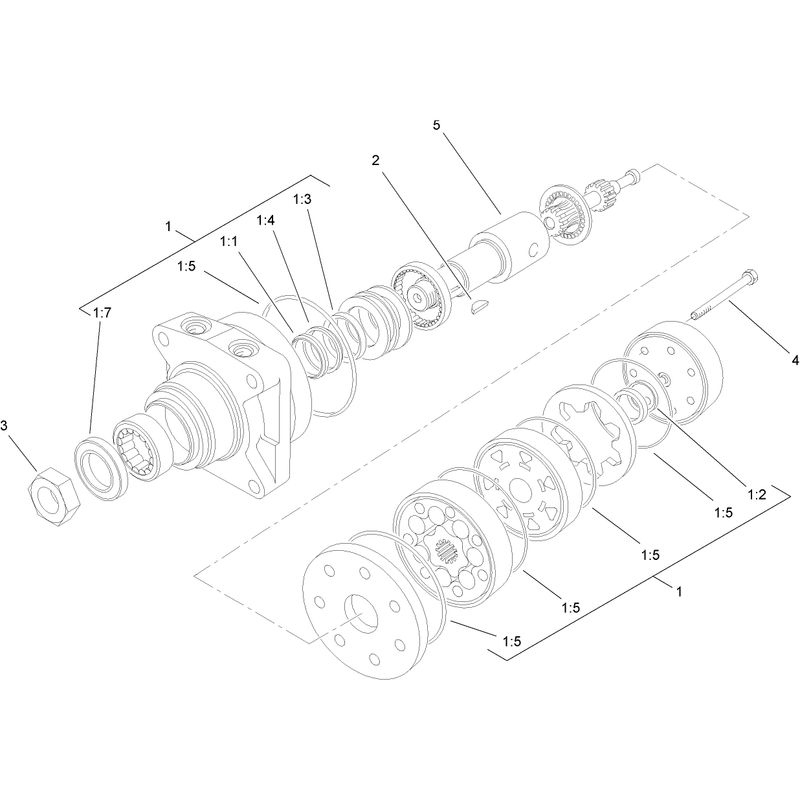 Wheel Motor Assembly No 112-8722