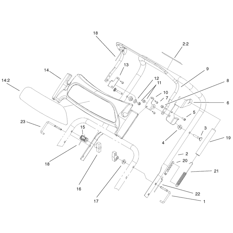 Upper Handle Assembly