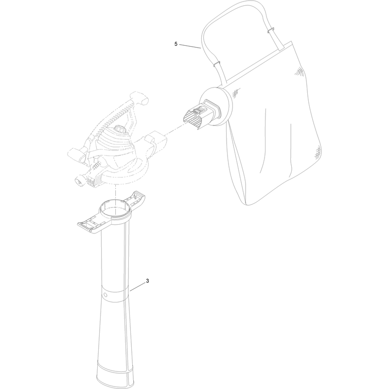 Vacuum Tube and Bag Assembly
