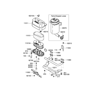 Air Filter and Muffler Assembly