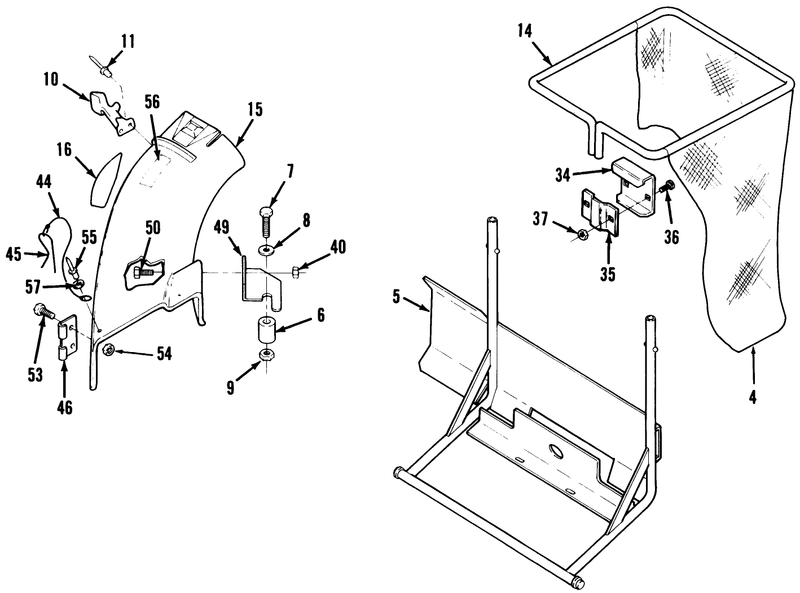 Bag and Frame Assembly