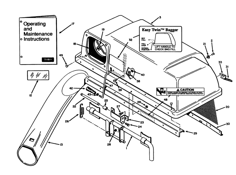 Cover and Chute Assembly