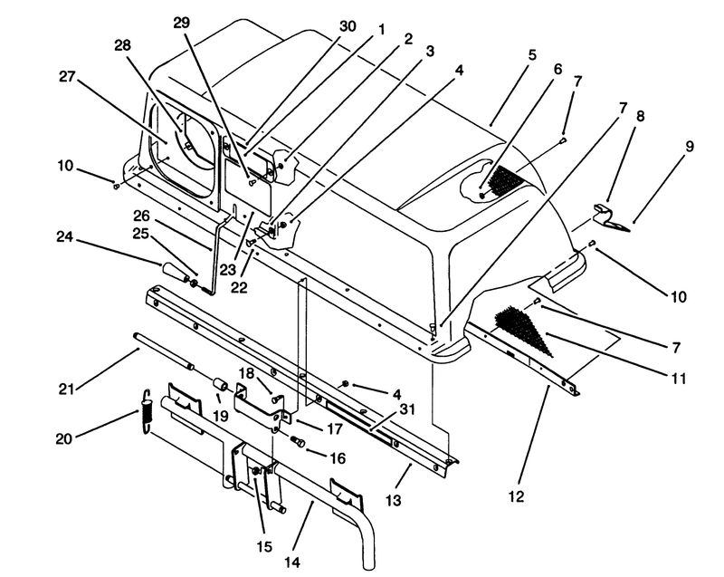 Bag Top and Frame Assembly
