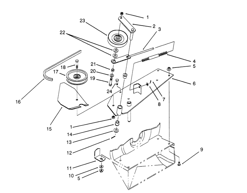 Pulley and Belt Assembly