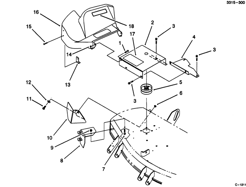 Shield Assembly 42in Cutting Unit