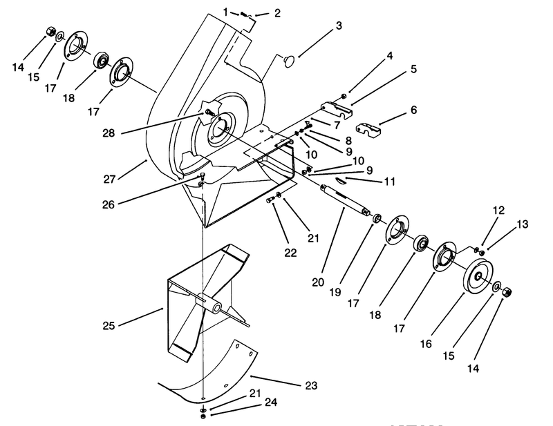 Housing and Impeller Assembly