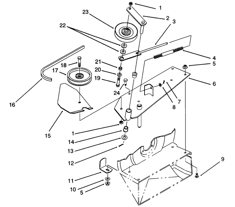 Pulley and Belt Assembly