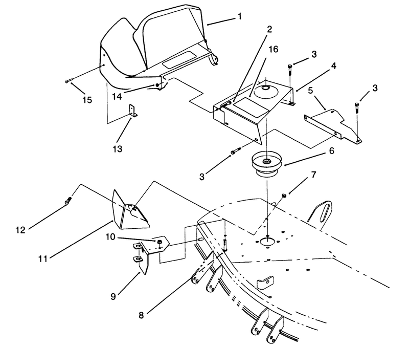 Shield Assembly 42in Cutting Unit