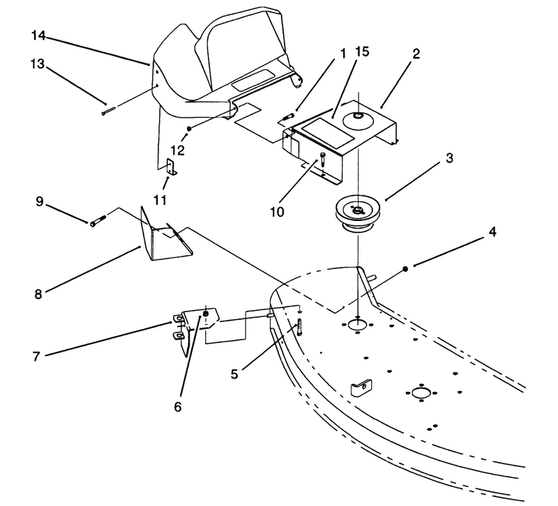Shield Assembly 48in Cutting Unit