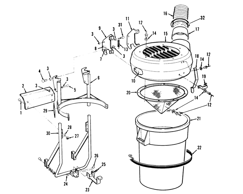 Canister and Frame Assembly