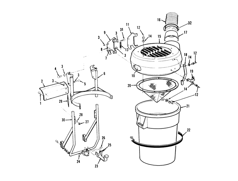 Canister and Frame Assembly