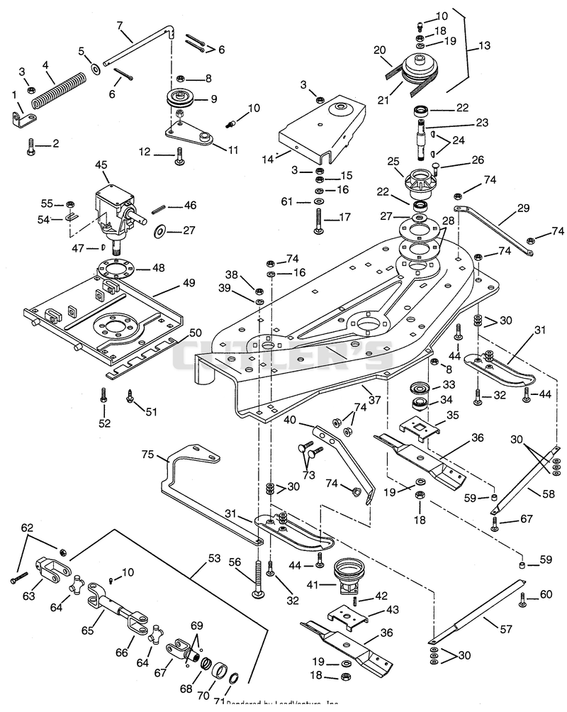 48" Mower Deck & Drive