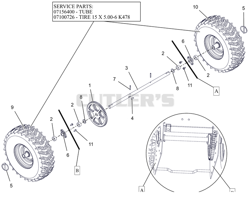 Wheels And Axle - 20"