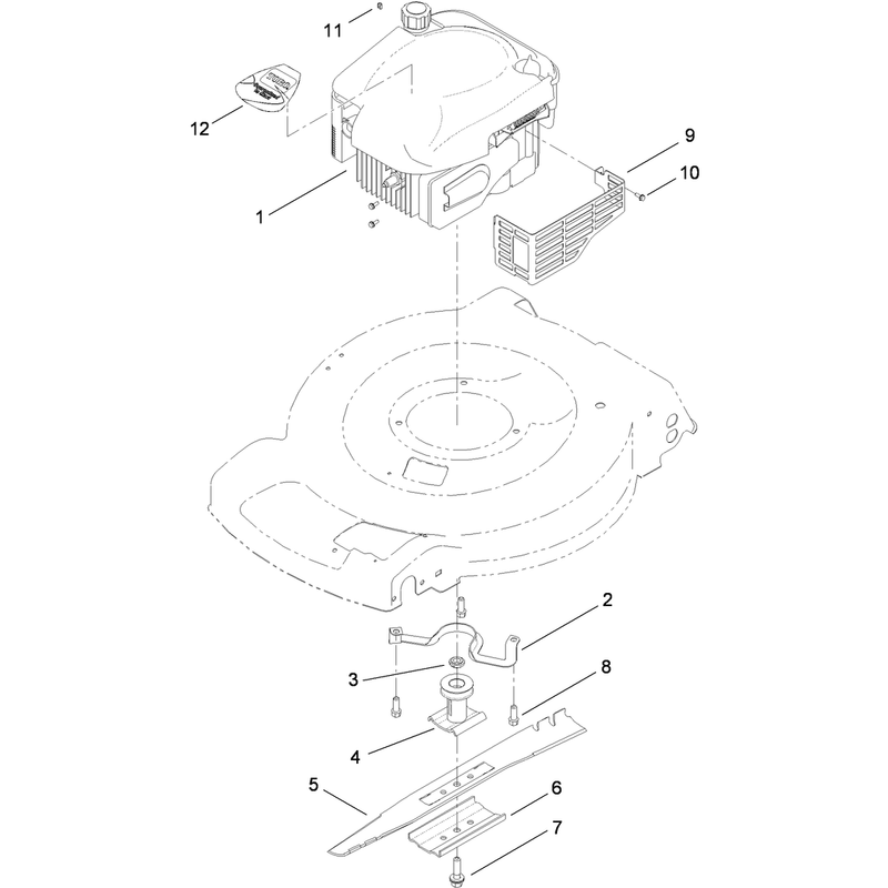 Engine and Blade Assembly
