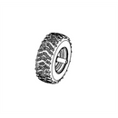 Ariens 07101126 Tire/wheel,lh 16x6.5-8 Diff T2