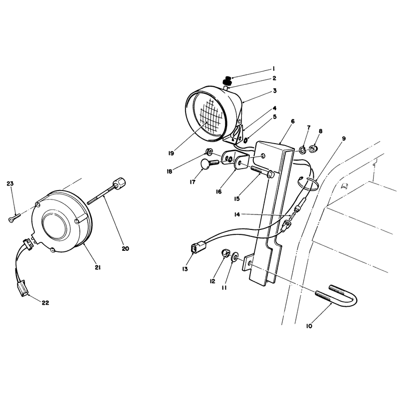 Light Kit No. 66-7930 (optional)