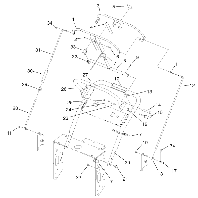 Upper Handles Assembly