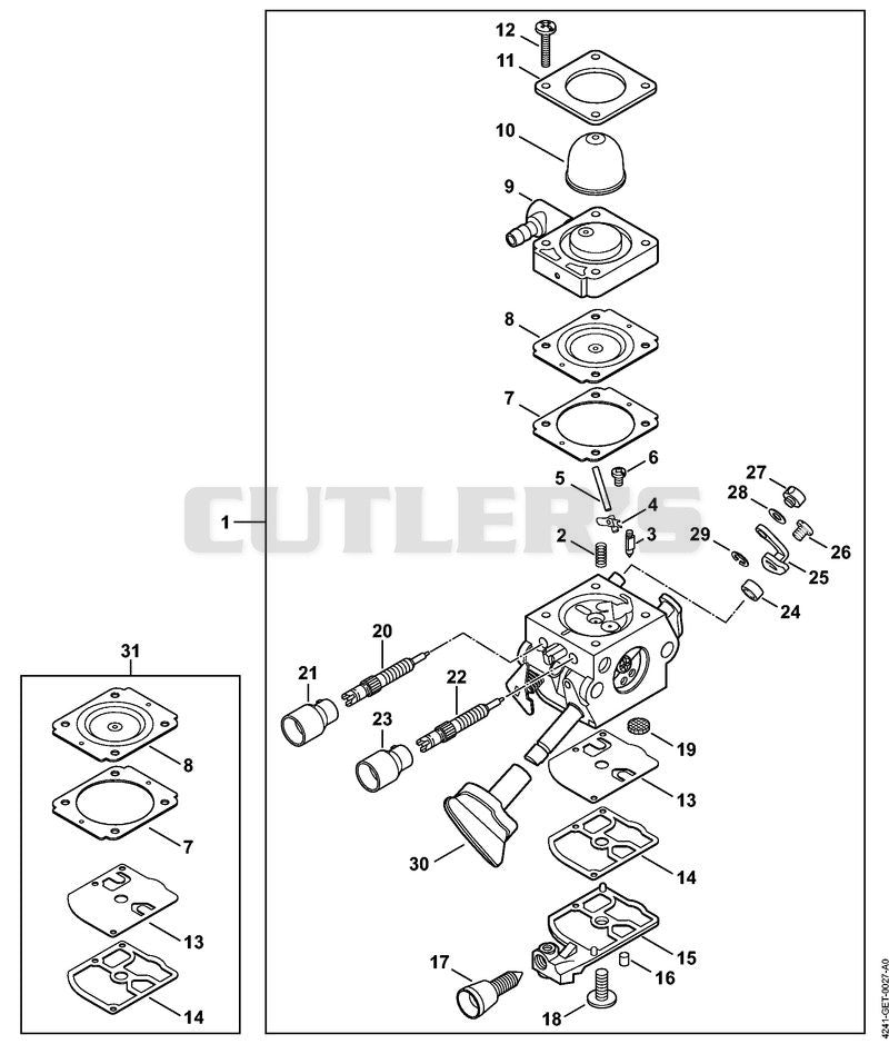 Carburetor 4241/19 (037.2018)