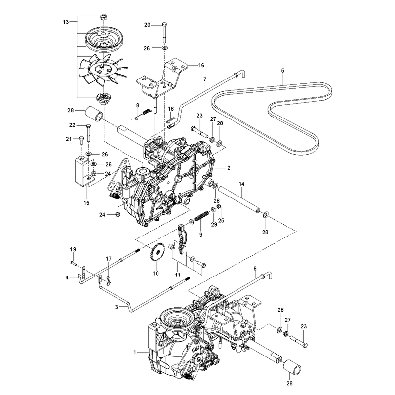 HYDRAULIC PUMP - MOTOR