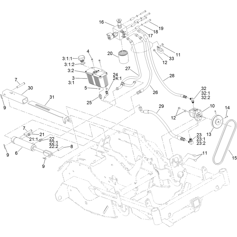 Auxiliary Hydraulic Assembly