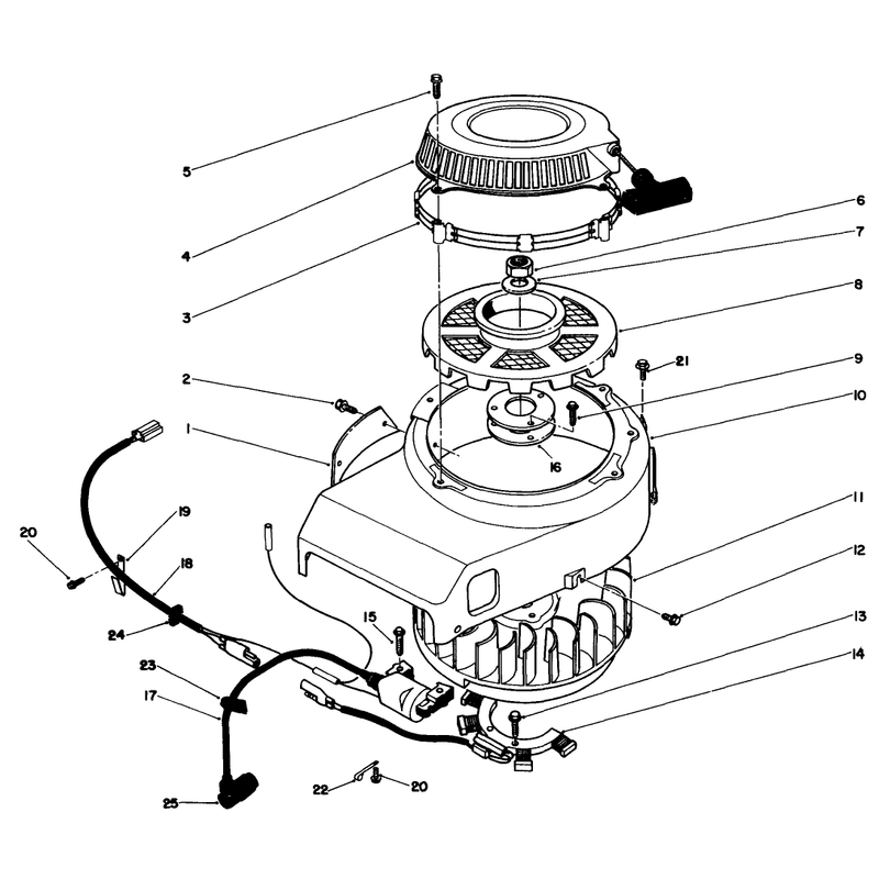 Recoil and Flywheel Assembly