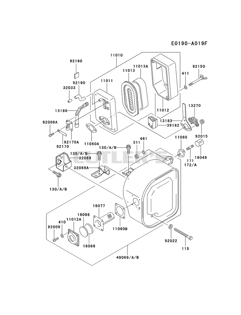 AIR-FILTER/MUFFLER