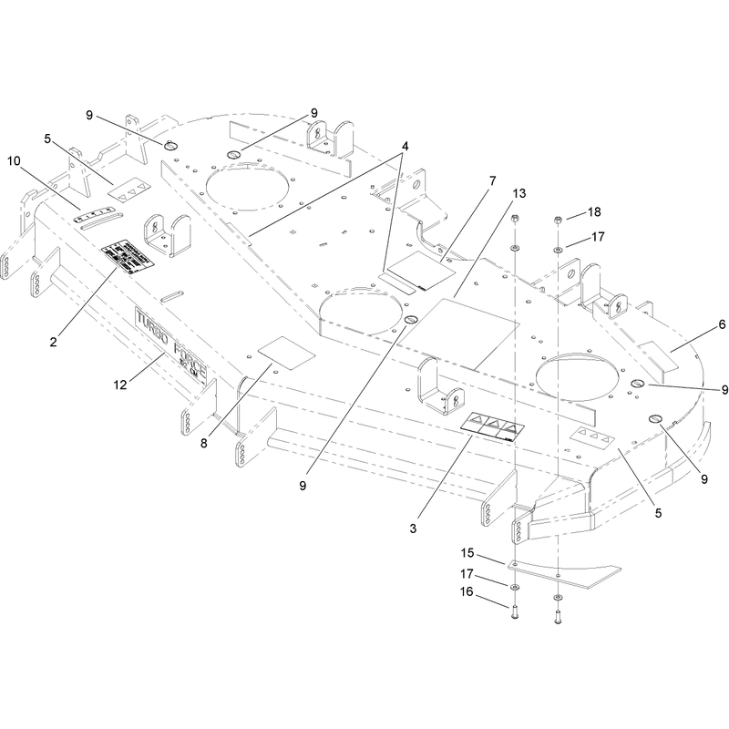Deck Assembly No 107-3974