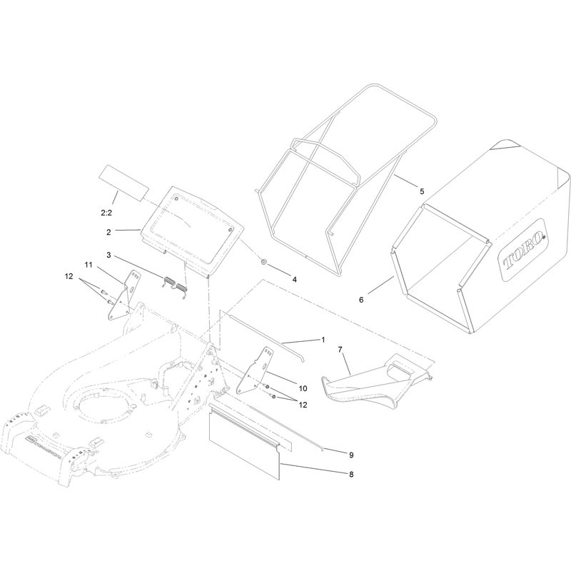 Grass Bag Assembly