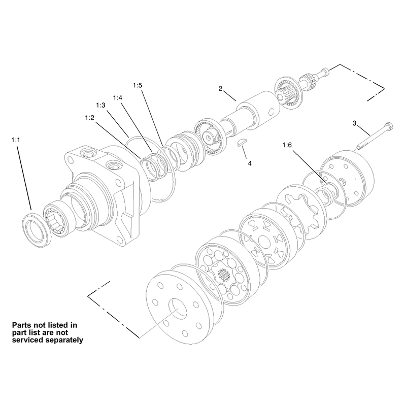 Hydraulic Motor Assembly No 99-3052