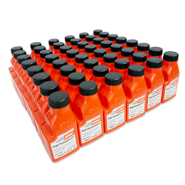 STIHL 0781-319-8014 High Performance 2-Cycle Oil 2.6 oz Makes 1 Gallon - 48 PACK