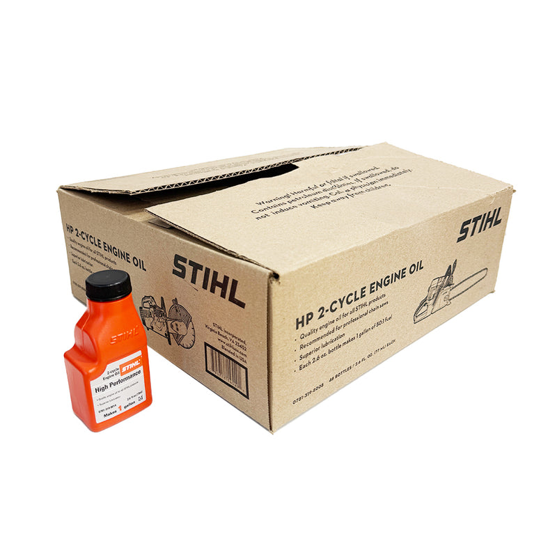 STIHL 0781-319-8014 High Performance 2-Cycle Oil 2.6 oz Makes 1 Gallon - 48 PACK