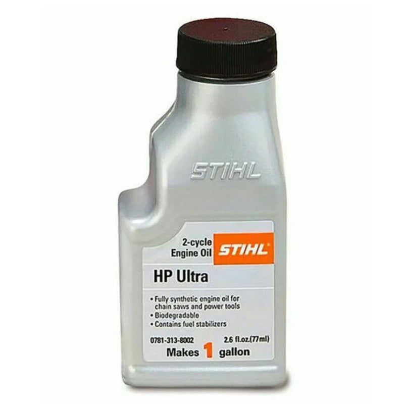 STIHL 0781 313 8002 HP Ultra 2-Cycle Oil 2.6 fl. oz - Makes 1 Gallon