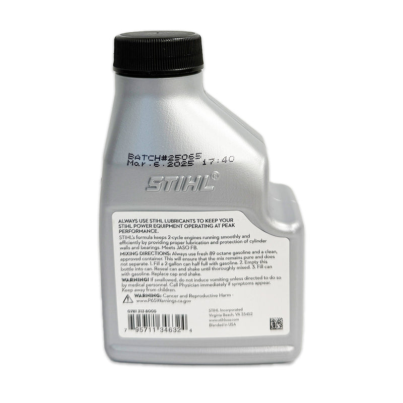 STIHL 0781 313 8005 HP Ultra 2-Cycle Oil 5.2 fl. oz Makes 2 Gallons - 6 PACK
