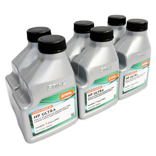 STIHL 0781 313 8005 HP Ultra 2-Cycle Oil 5.2 fl. oz Makes 2 Gallons - 6 PACK