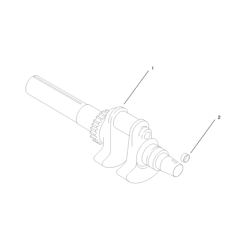 Group 1 Crankshaft Assembly Kohler CH25S-68695