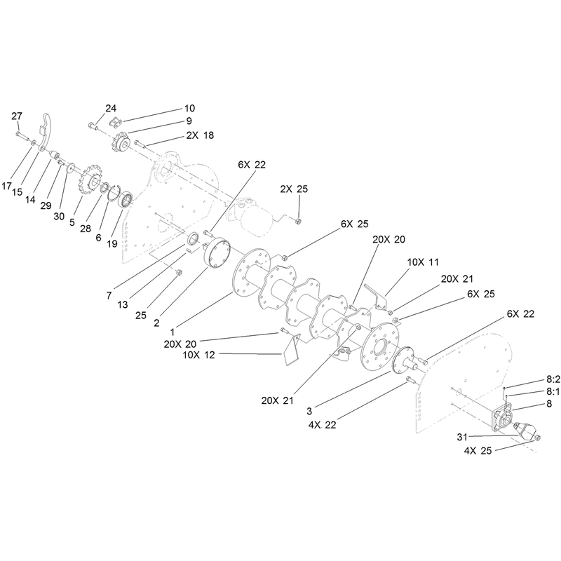 Rotor Blade Drive Assembly