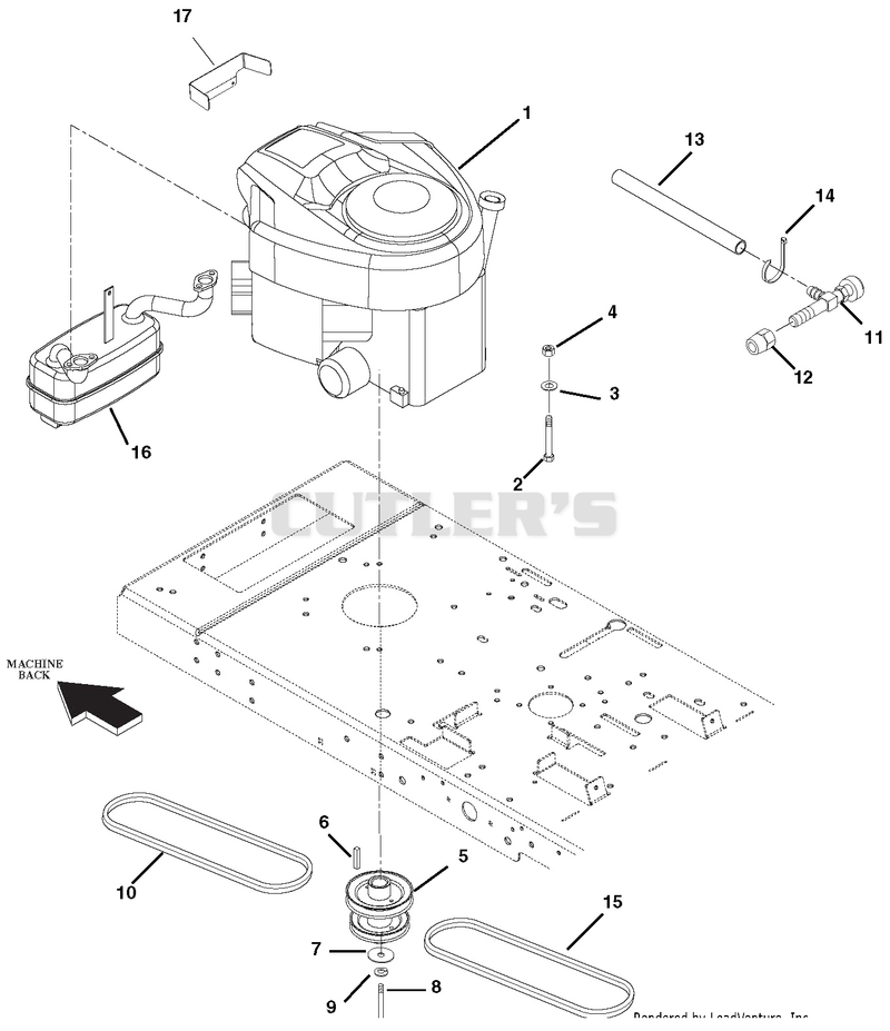 Engine, Exhaust And Belts