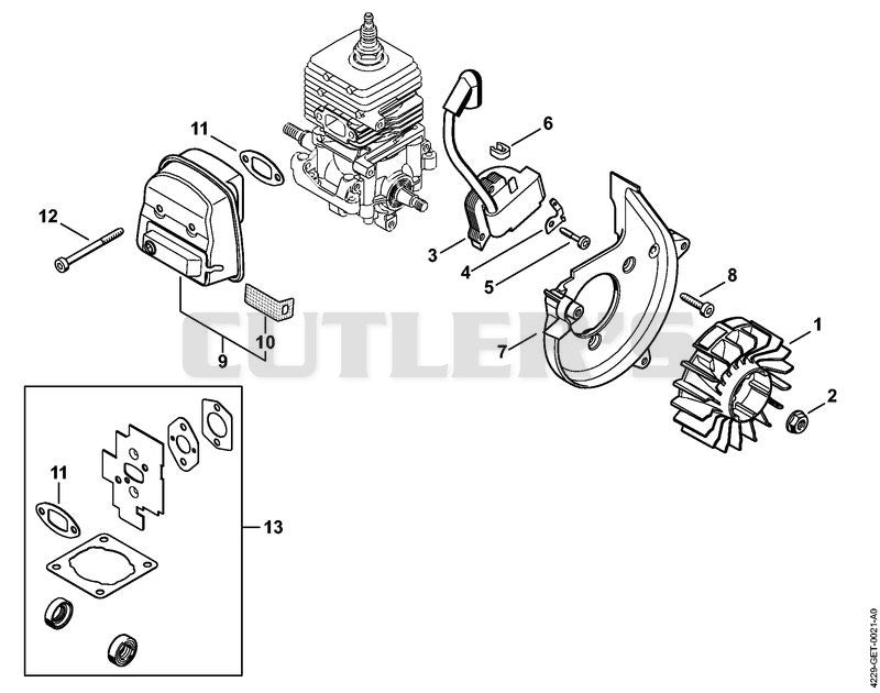 Ignition system, Muffler