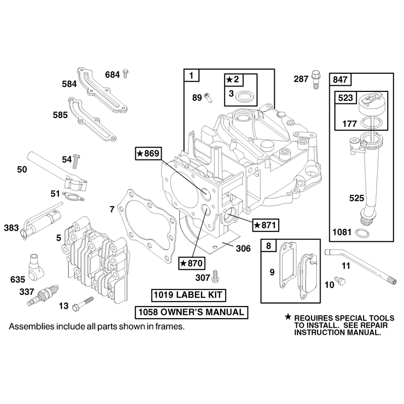 Engine Briggs and Stratton Model 12j802-2368-E1