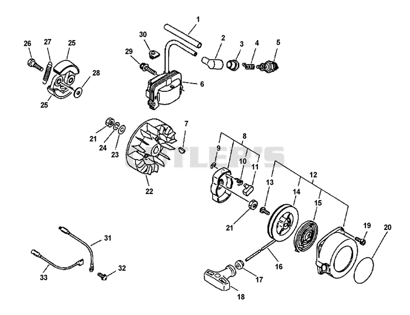Ignition, Starter, Clutch, Flywheel