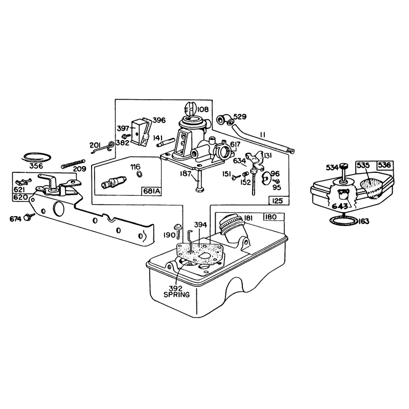 Carburetor Assembly Model 93508-0192-01