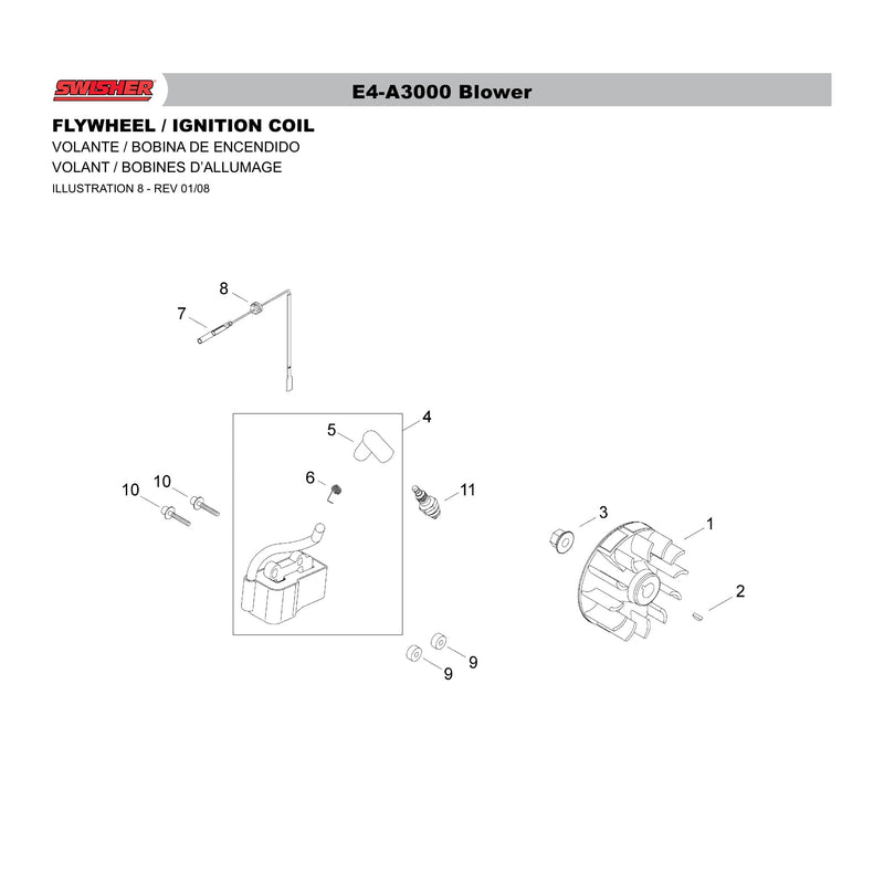 FLYWHEEL / IGNITION COIL