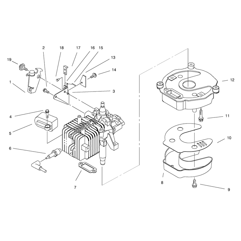 Muffler and Brake Assembly