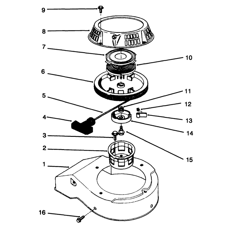 Recoil Assembly Model No 47pr4-3