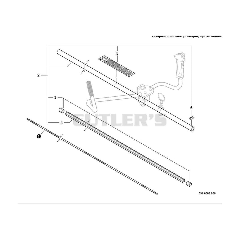 Main Pipe Assembly, Driveshaft